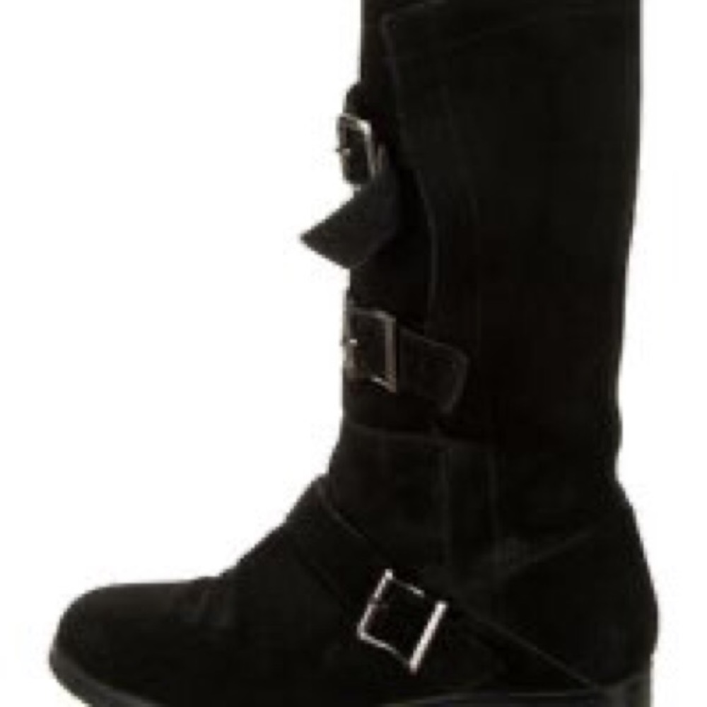 Ann Demeulemeester Black Moto Boot